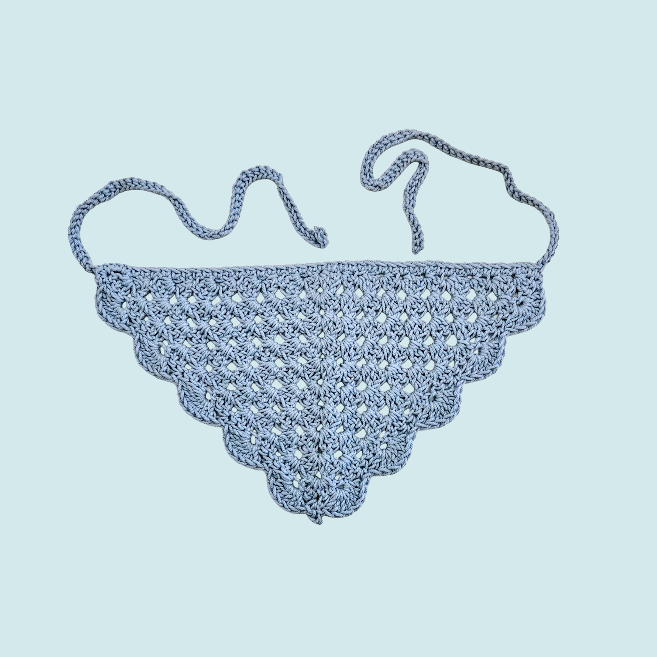 Dewdrop Scallop Bandana - Granny Stitch