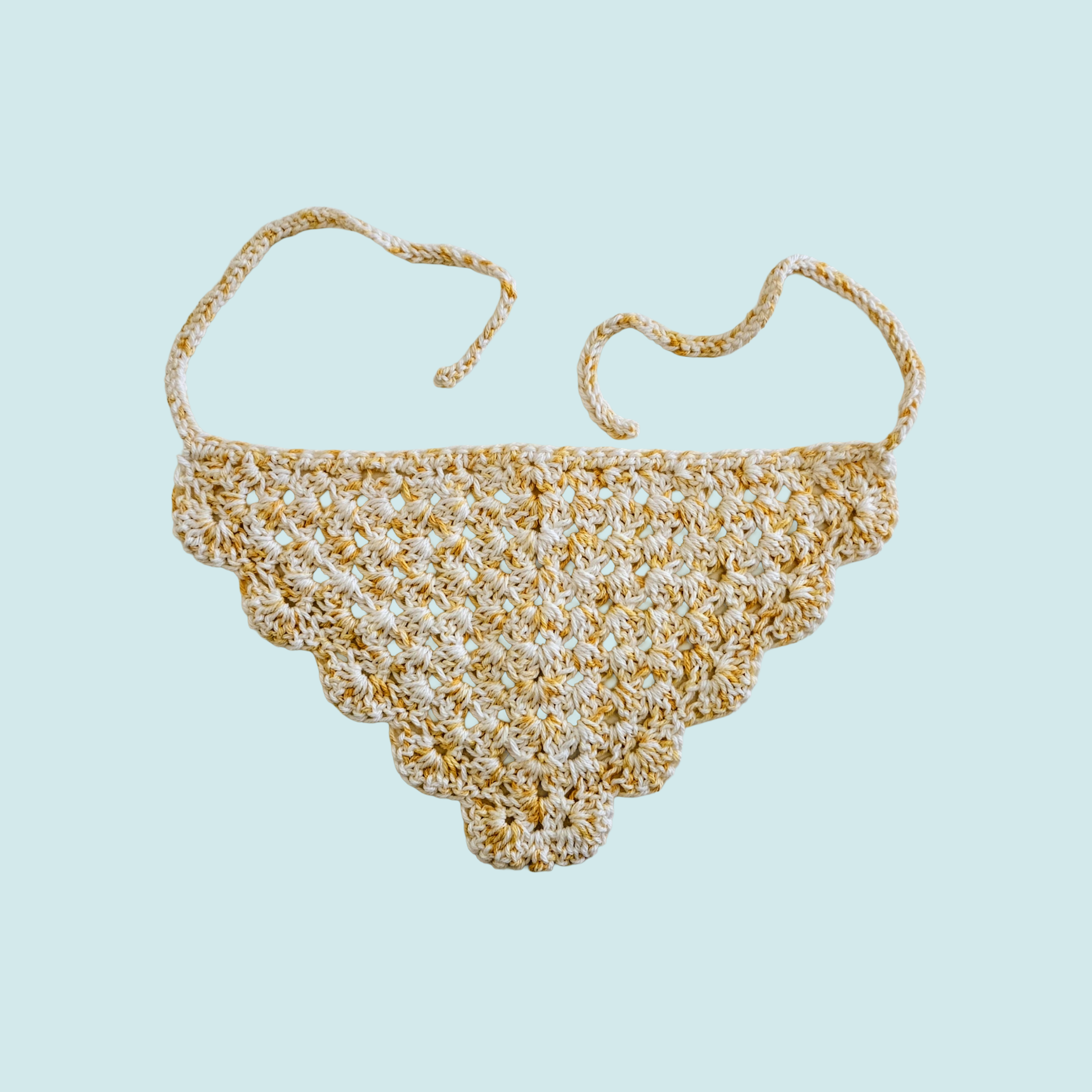 Sunshine Splash Scallop Bandana - Granny Stitch